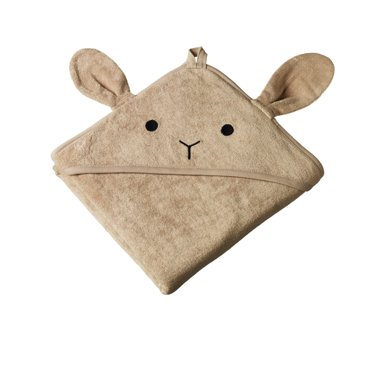 Rabbit top hooded towel